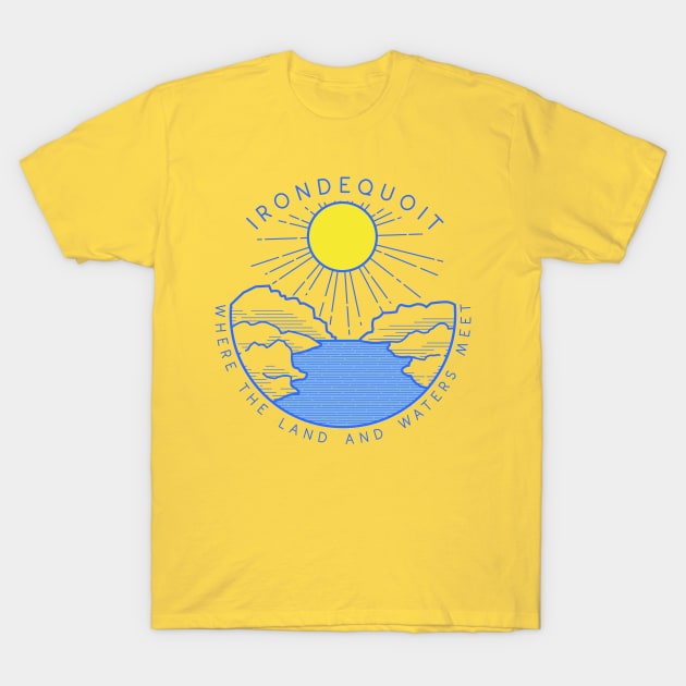 Irondequoit - Where The Land and Waters Meet T-Shirt by todd_stahl_art